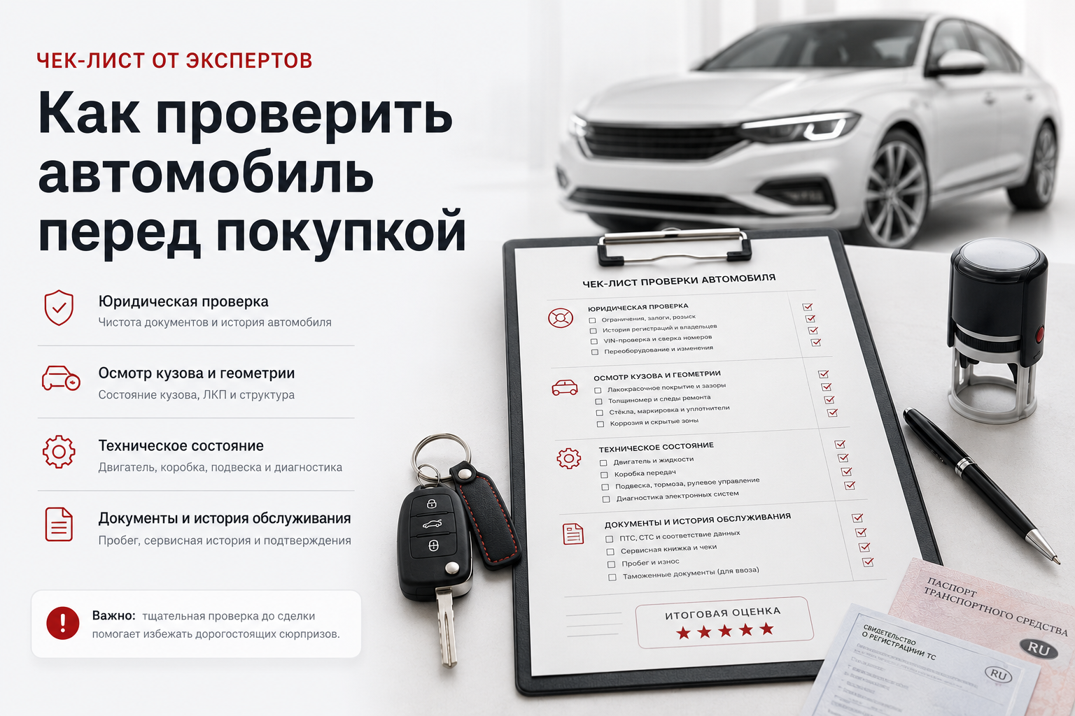 Как проверить автомобиль перед покупкой: чек-лист от экспертов
